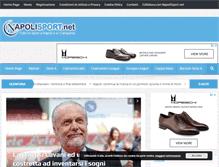 Tablet Screenshot of napolisport.net